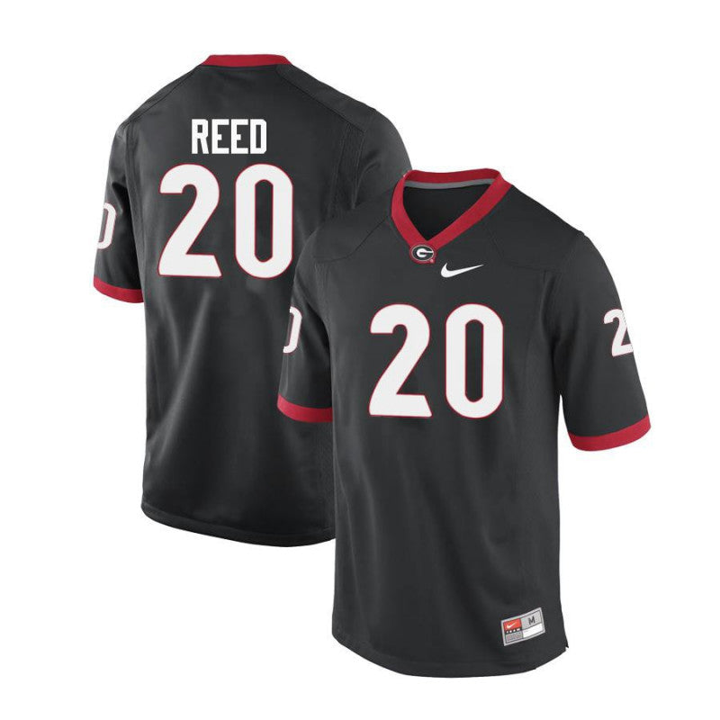 Georgia Bulldogs #20 J.R. Reed College Football Jersey Black