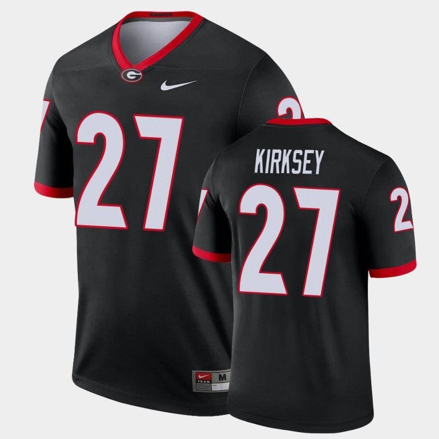 Georgia Bulldogs #27 Austin Kirksey Black Legend Alternate Jersey