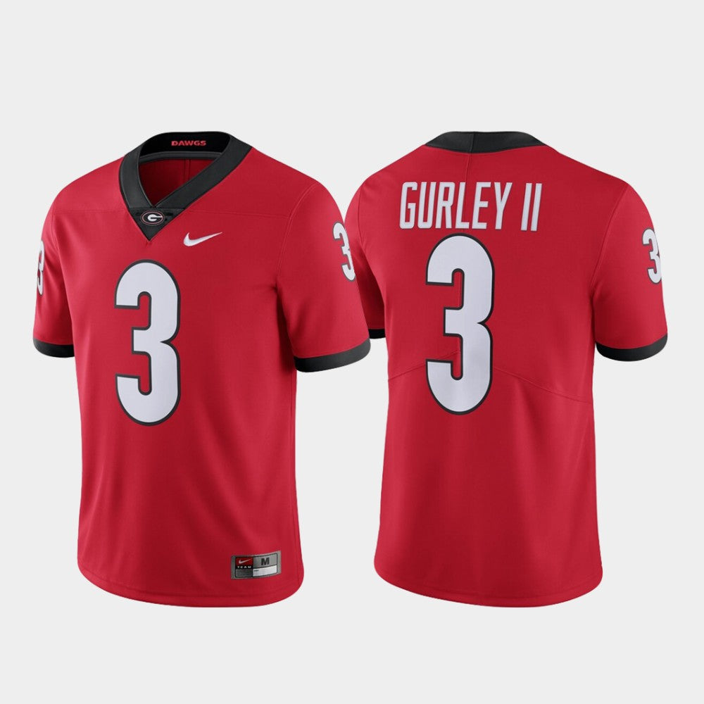 Georgia Bulldogs #3 Todd Gurley II Limited Alumni Red Jersey