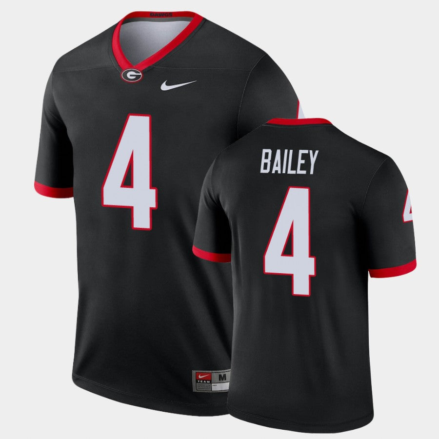 Georgia Bulldogs #4 Champ Bailey Black Legend Alternate Jersey