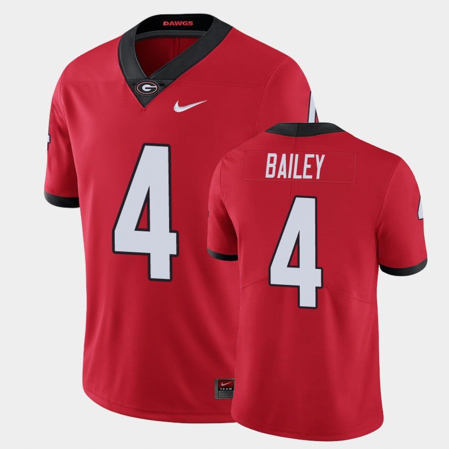 Georgia Bulldogs #4 Champ Bailey Red Limited Jersey