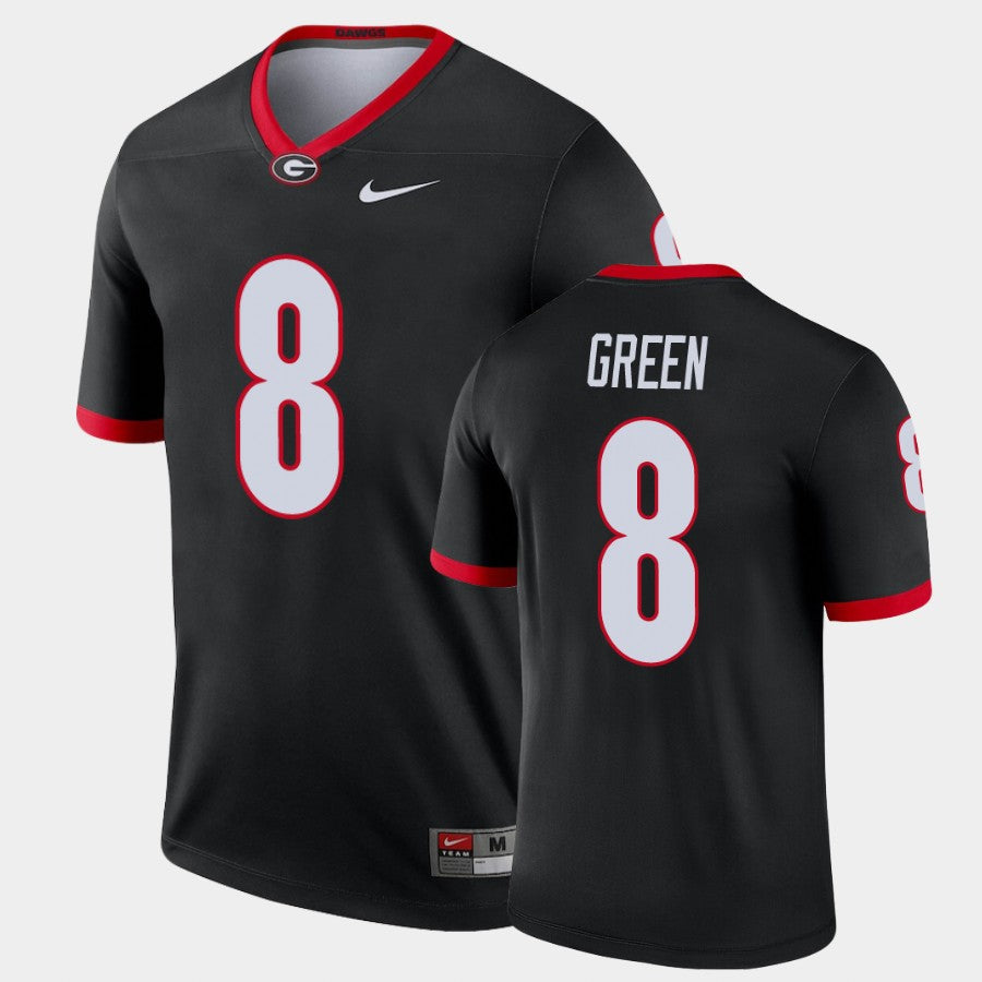 Georgia Bulldogs #8 A.J. Green Black Legend Alternate Jersey