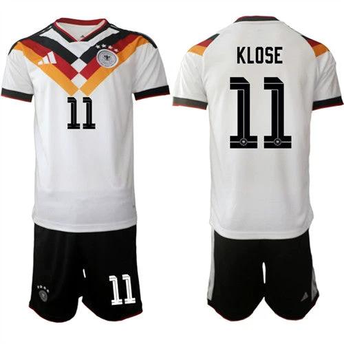 Germany #11 KLOSE Jerseys National Team x World Cup 2026 Home White On Field  Soccer
