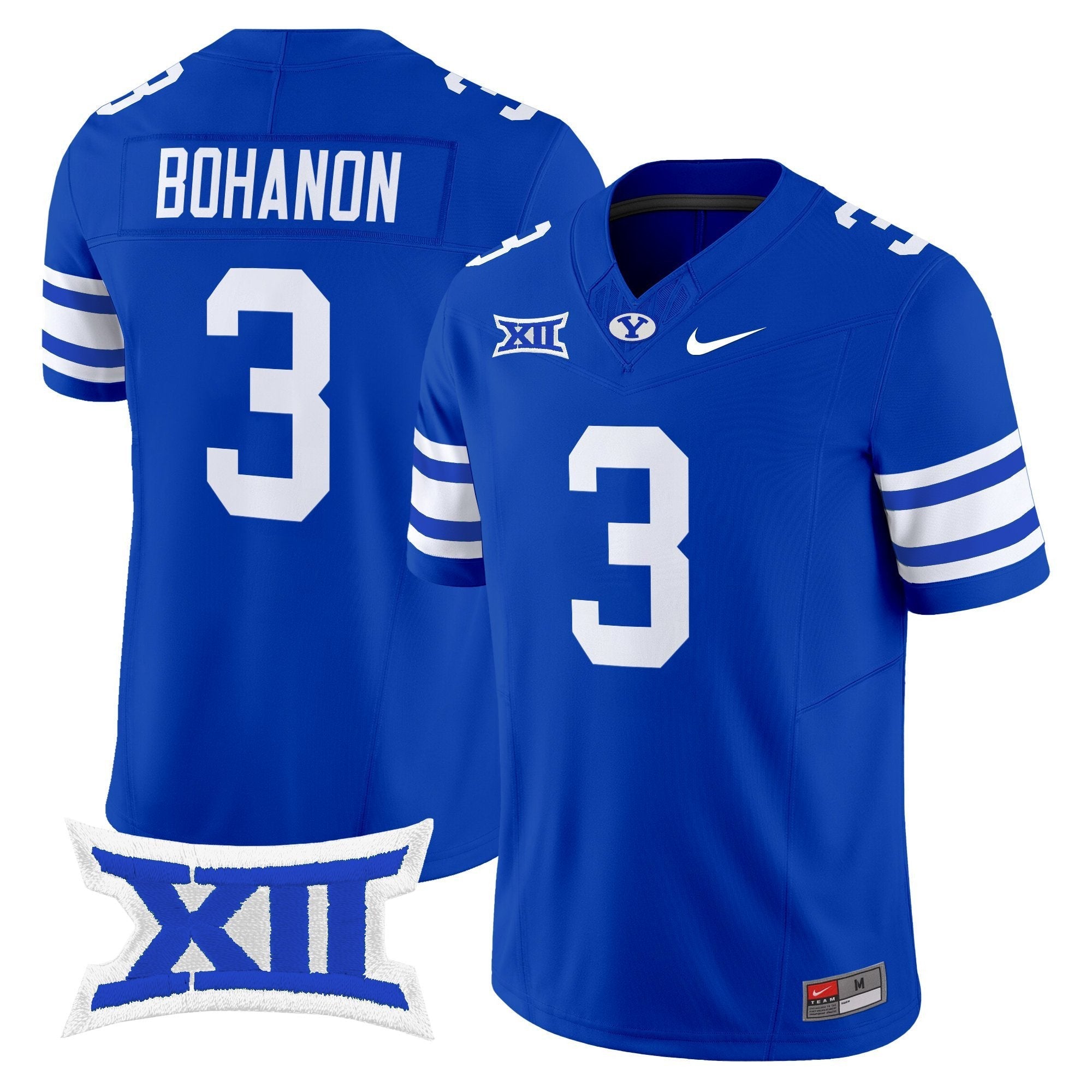 Gerry Bohanon Jersey #3 BYU Cougars 2025 Vapor Limited Stitched Royal