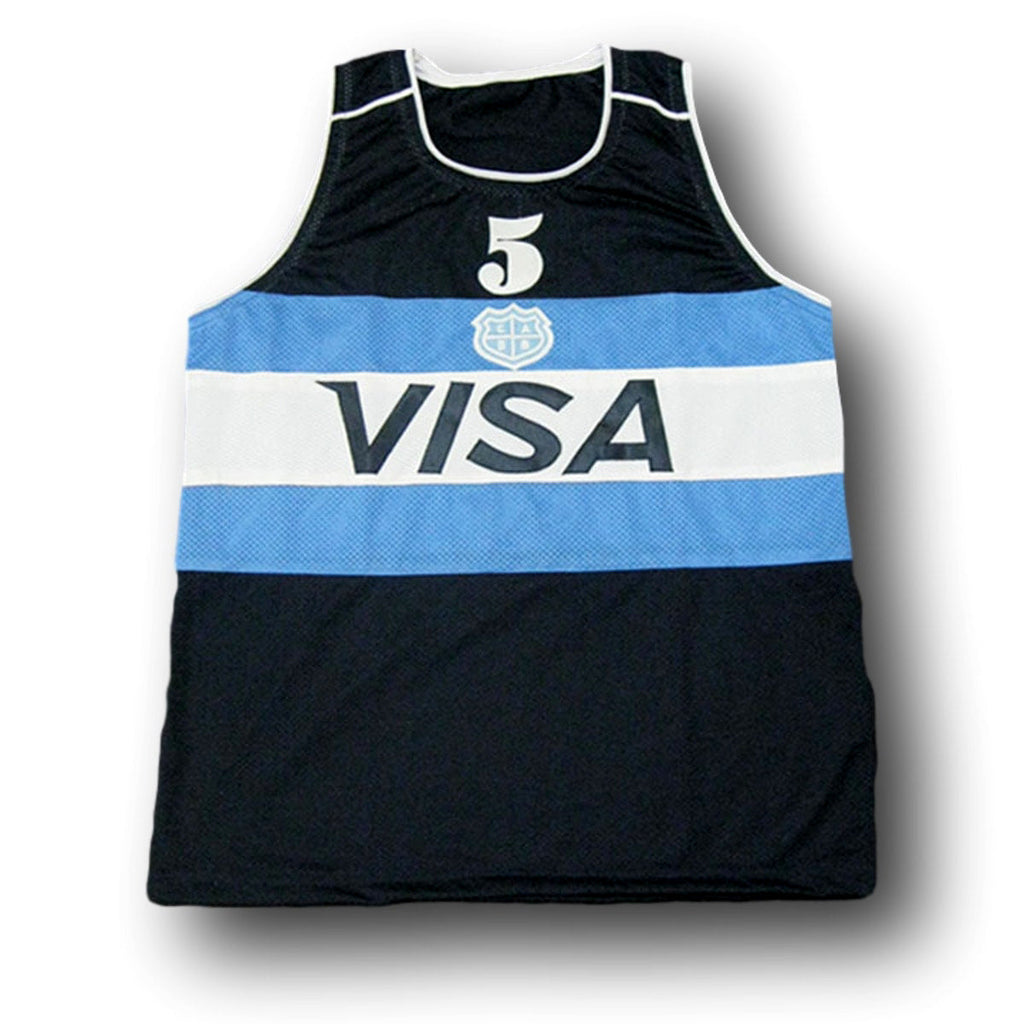 Manu Ginobili Jersey #5 Visa Team Argentina Basketball Navy Blue