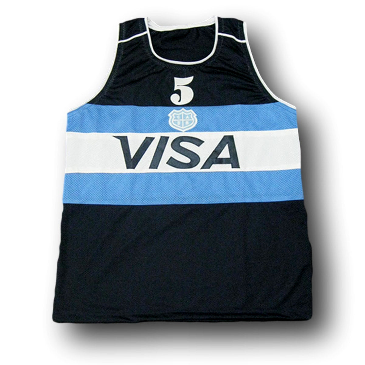 Manu Ginobili Jersey #5 Visa Team Argentina Basketball Navy Blue