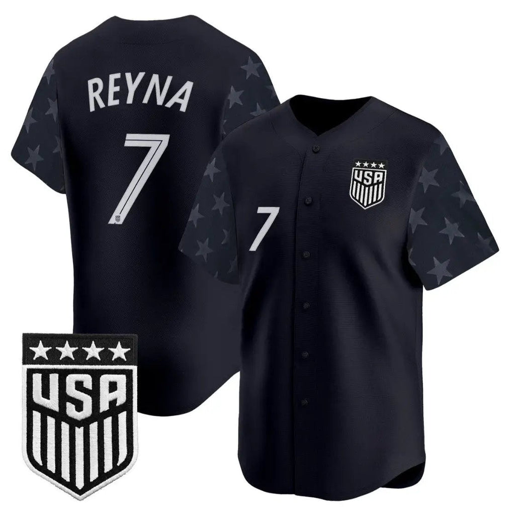 Gio Reyna Jersey #7 USMNT 2026 World Cup Vapor Baseball Stitched