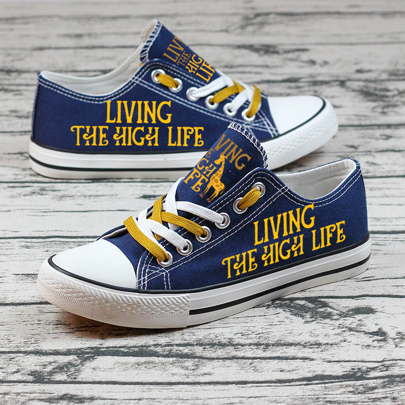 Giraffe Canvas Sneakers Shoes For Men Women Fans