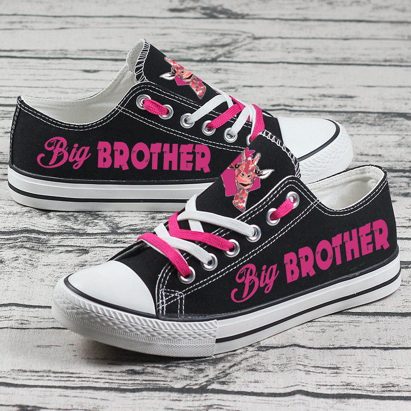 Giraffe Canvas Sneakers Shoes For Men Women Fans