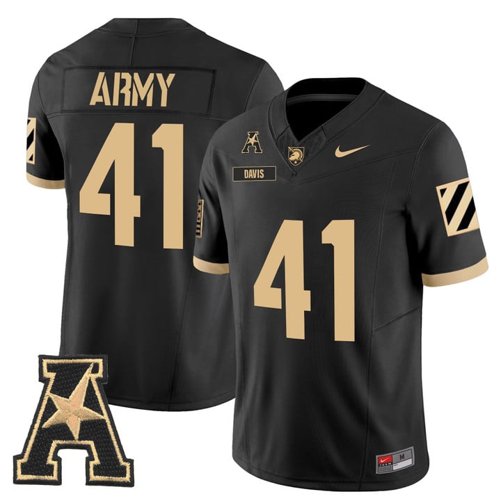 Glenn Davis Jersey #41 Army Black Knights 2025 Vapor Stitched