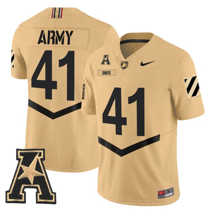 Glenn Davis Jersey #41 Army Black Knights 2025 Vapor Stitched
