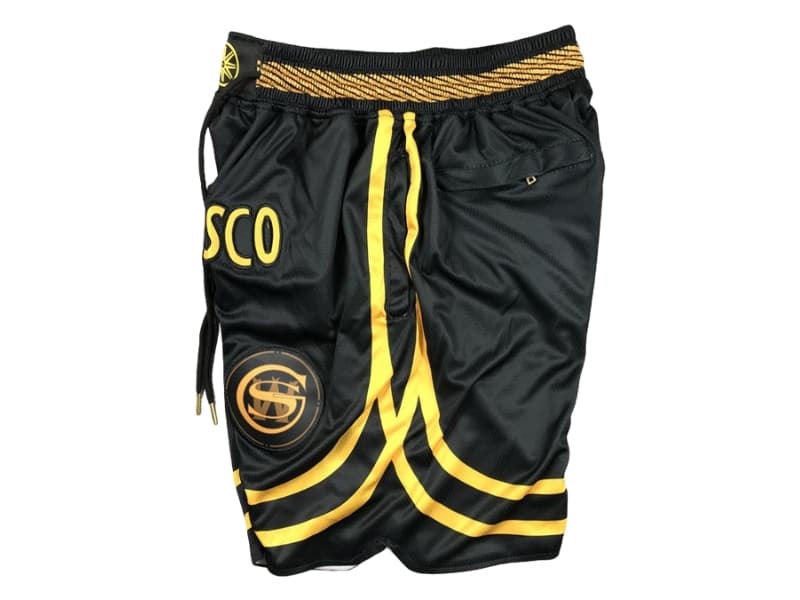 Golden State Warriors 2023-24 Black City Edition Shorts