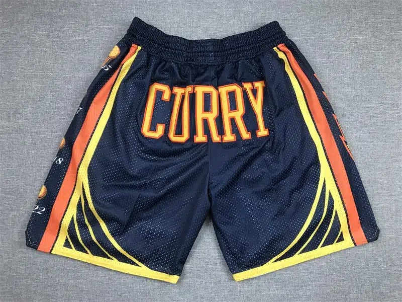 Golden State Warriors 30 Curry Navy Final Shorts - Basketball Shorts Store