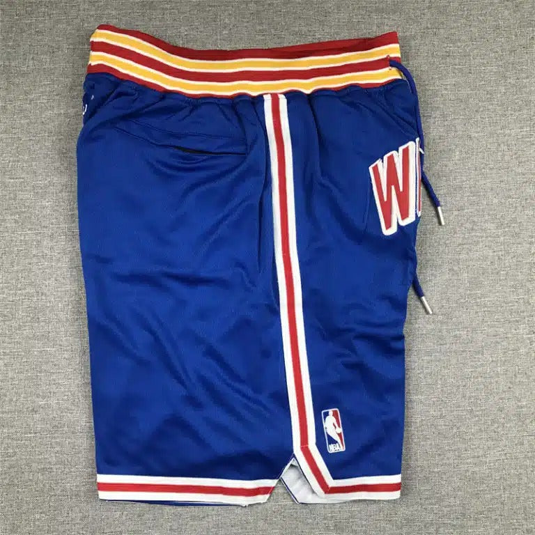 Golden State Warriors Royal Classic Shorts - Basketball Shorts Store