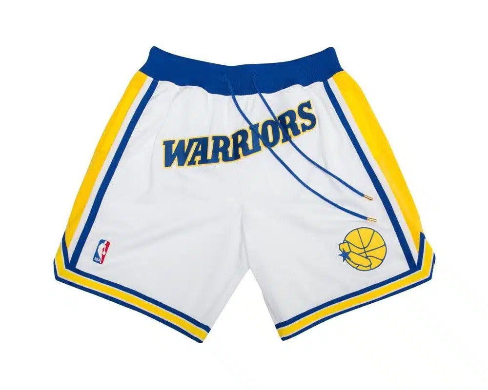 Golden State Warriors Shorts White