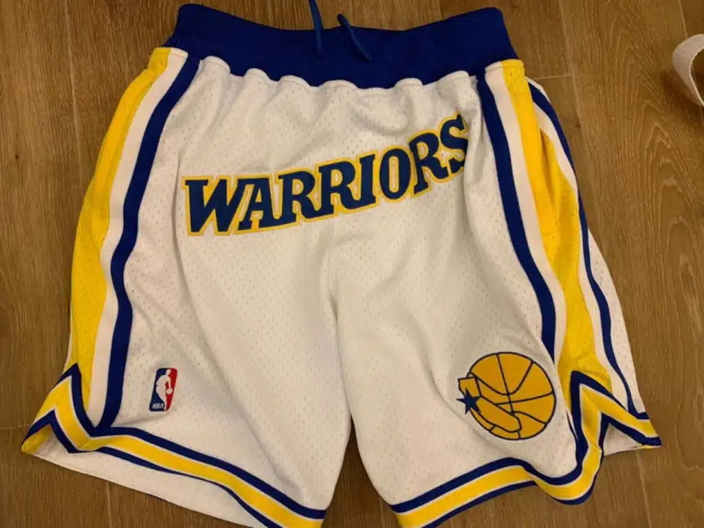 Golden State Warriors Shorts White
