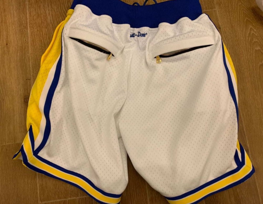 Golden State Warriors Shorts White