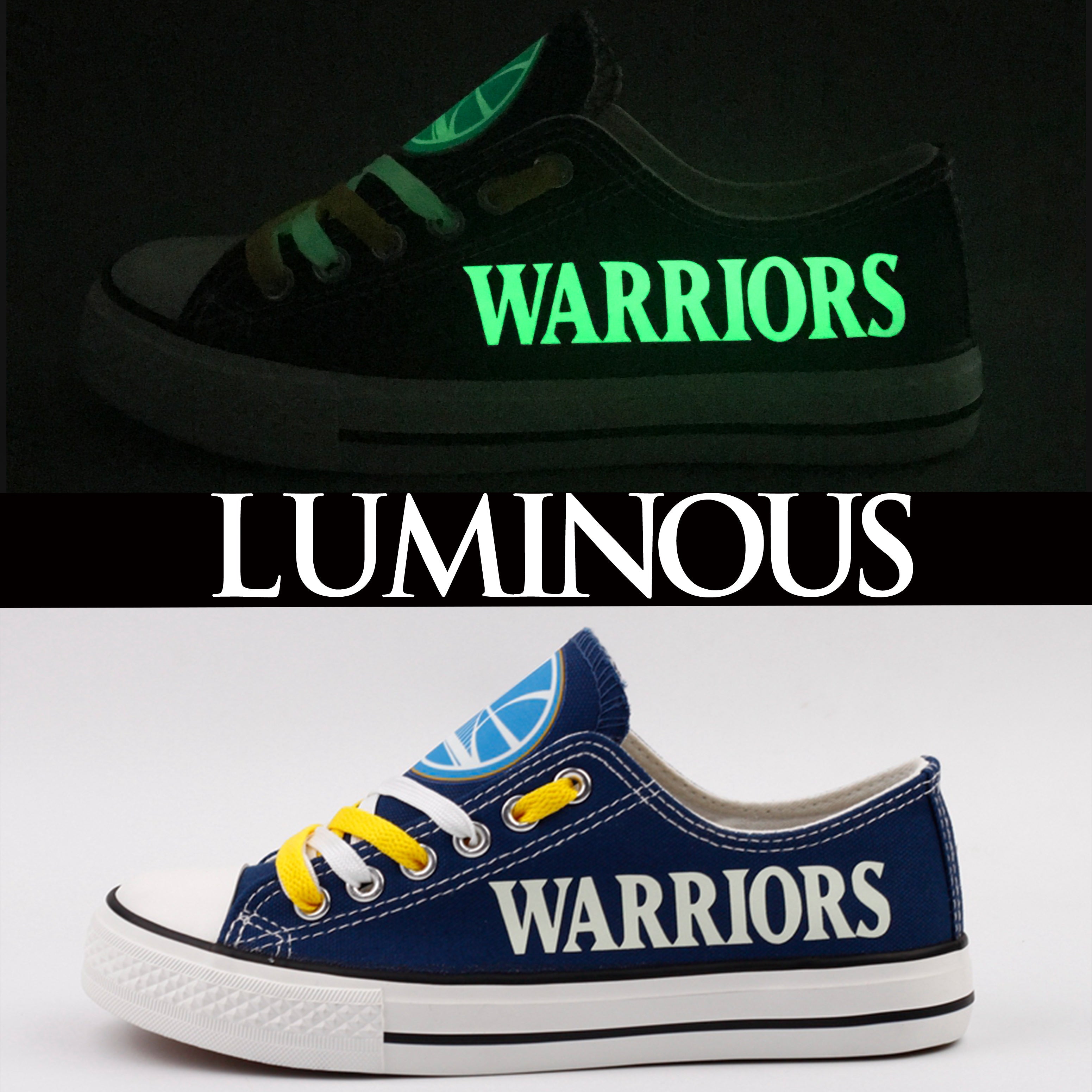 Golden State Warriors Atlanta Hawks Sport Sneakers Shoes For Men Women Fans