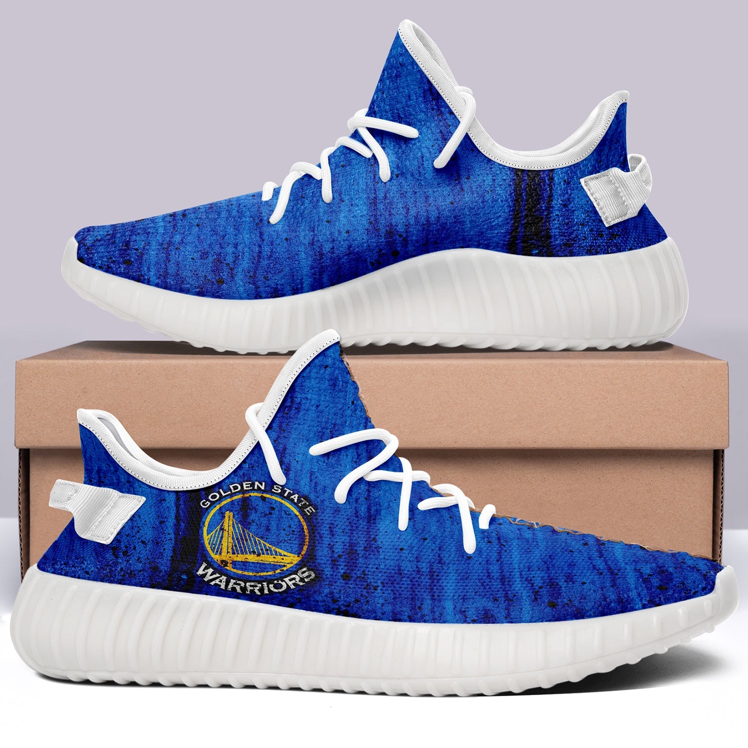 Golden State Warriors NBA 350v Yeezy Sneakers For Men Women Fans