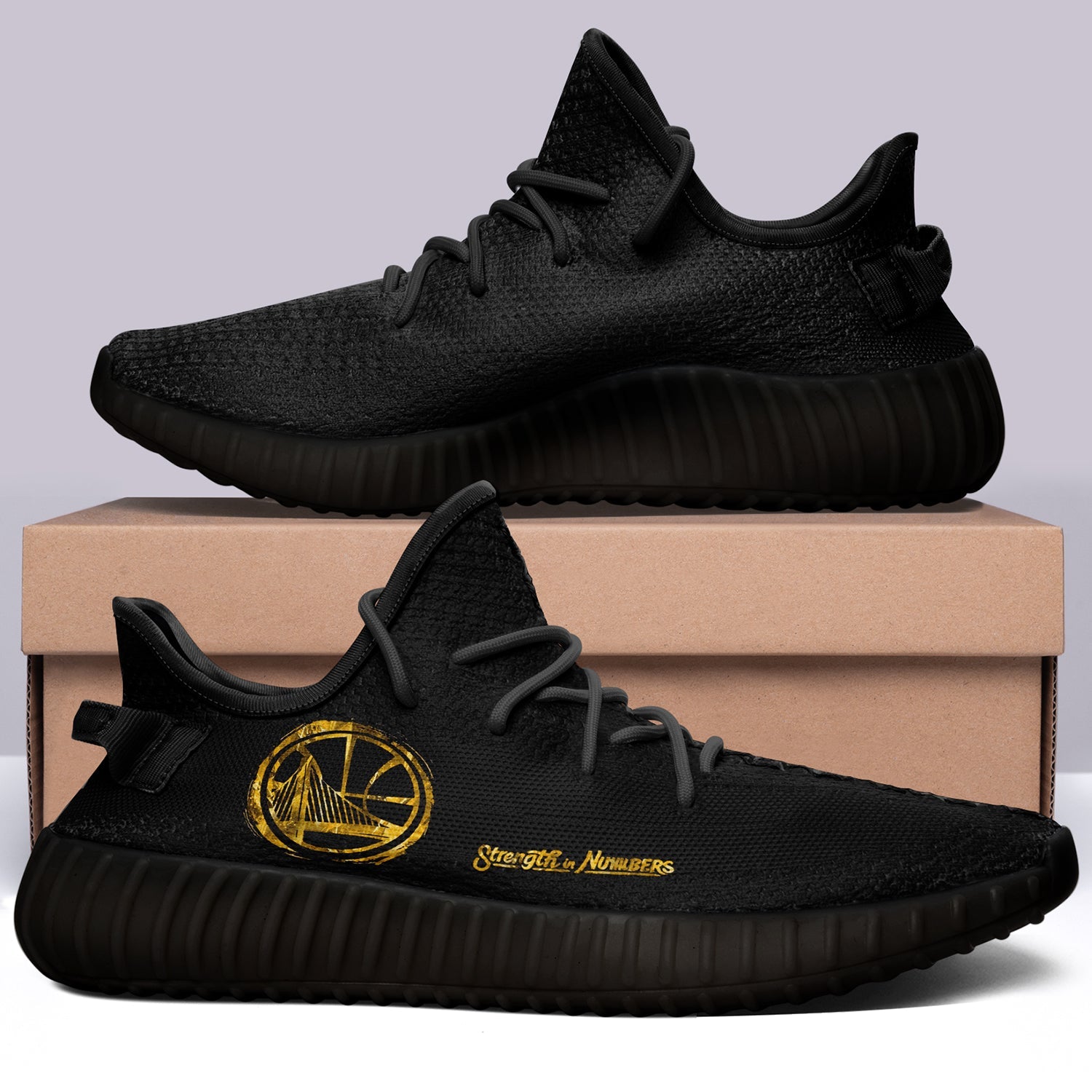 Golden State Warriors NBA 350v Yeezy Sneakers For Men Women Fans