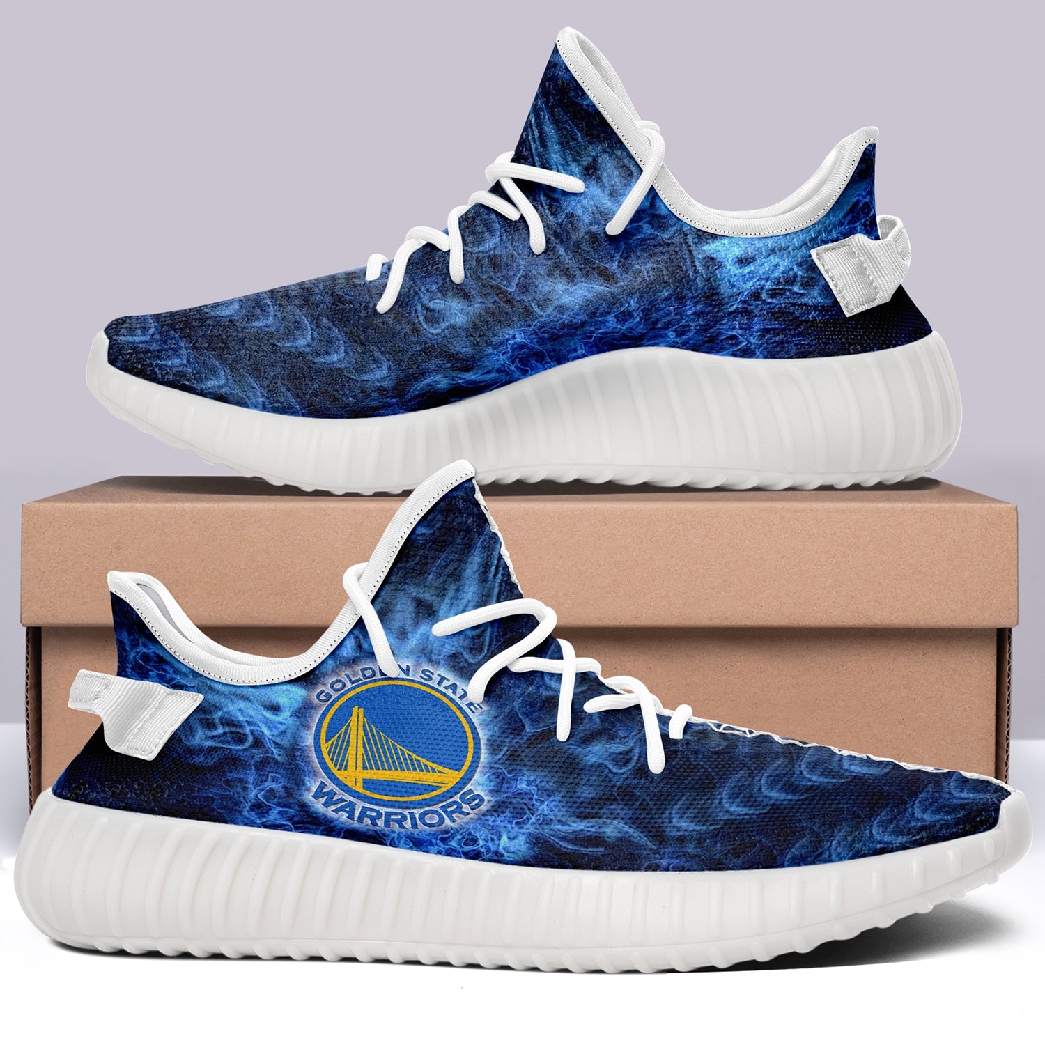 Golden State Warriors NBA 350v Yeezy Sneakers For Men Women Fans