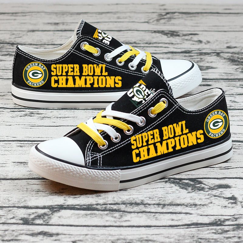 Green Bay Packers Sport Sneakers Shoes For Men Women Fans