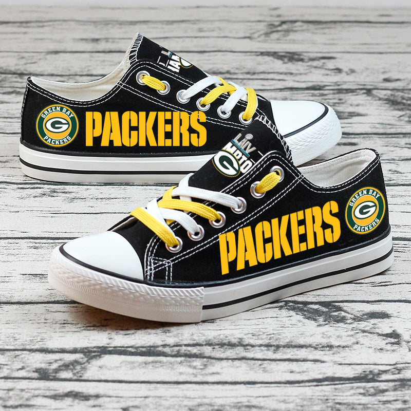 Green Bay Packers Sport Sneakers Shoes For Men Women Fans