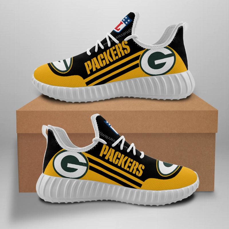 Green Bay Packers Sneaker Shoes NFL For Men Women Fans