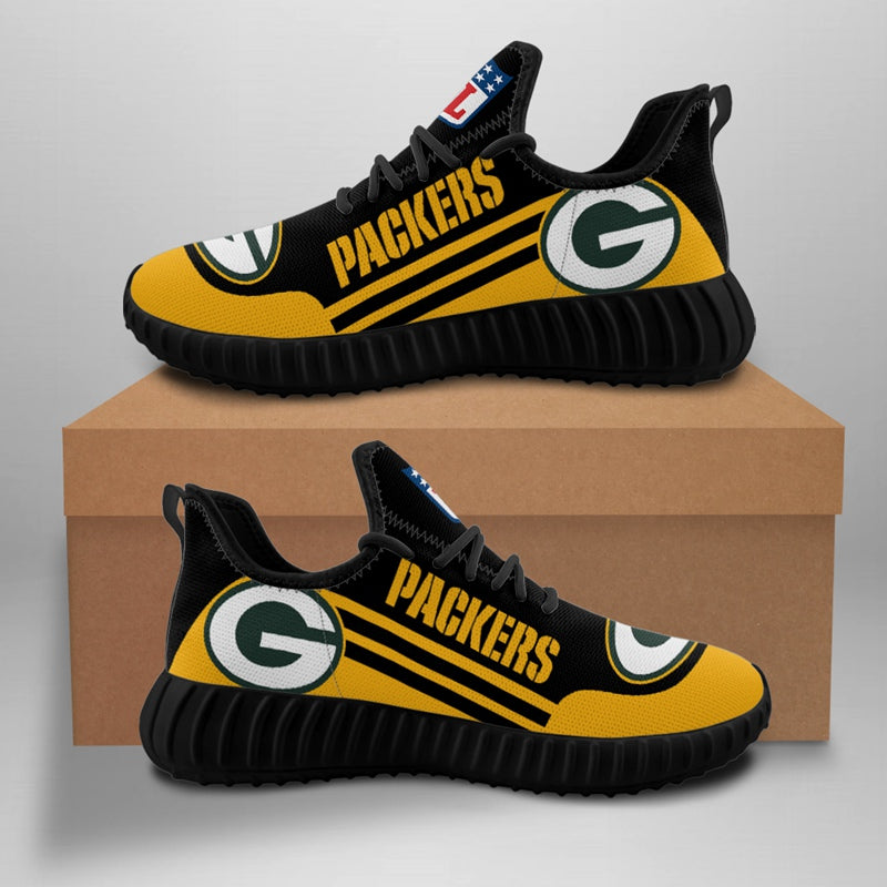 Green Bay Packers Sneaker Shoes NFL For Men Women Fans