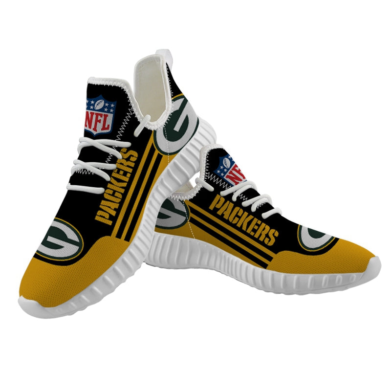 Green Bay Packers Sneaker Shoes NFL For Men Women Fans