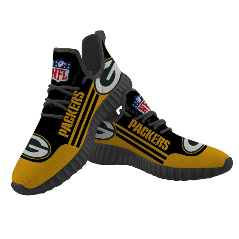 Green Bay Packers Sneaker Shoes NFL For Men Women Fans