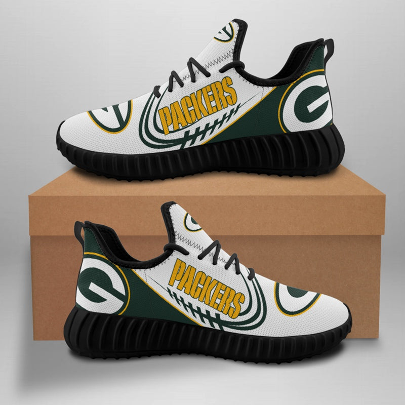 Green Bay Packers Sneaker Shoes NFL For Men Women Fans