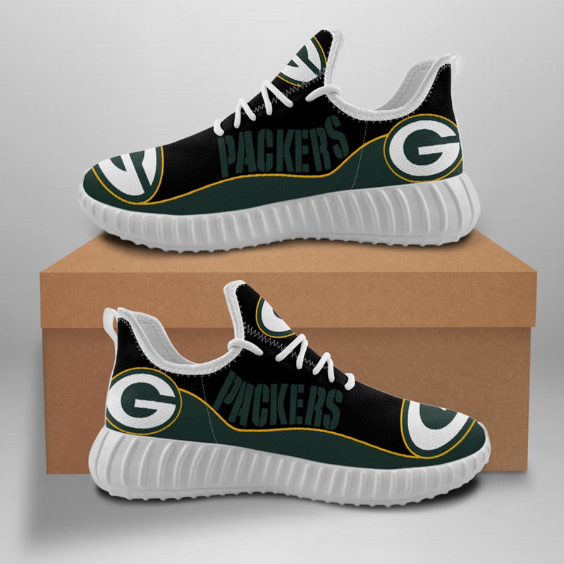 Green Bay Packers Sneaker Shoes NFL For Men Women Fans
