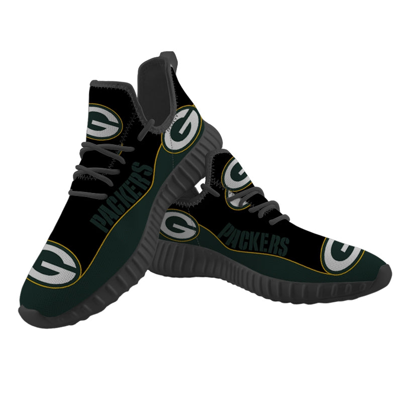 Green Bay Packers Sneaker Shoes NFL For Men Women Fans