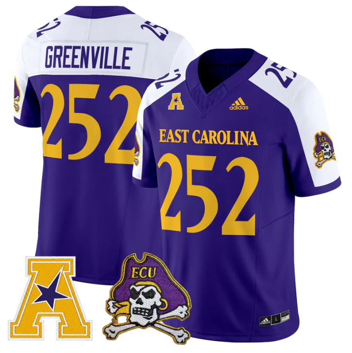 Greenville Jersey #252 East Carolina Pirates 2025 Limited Stitched