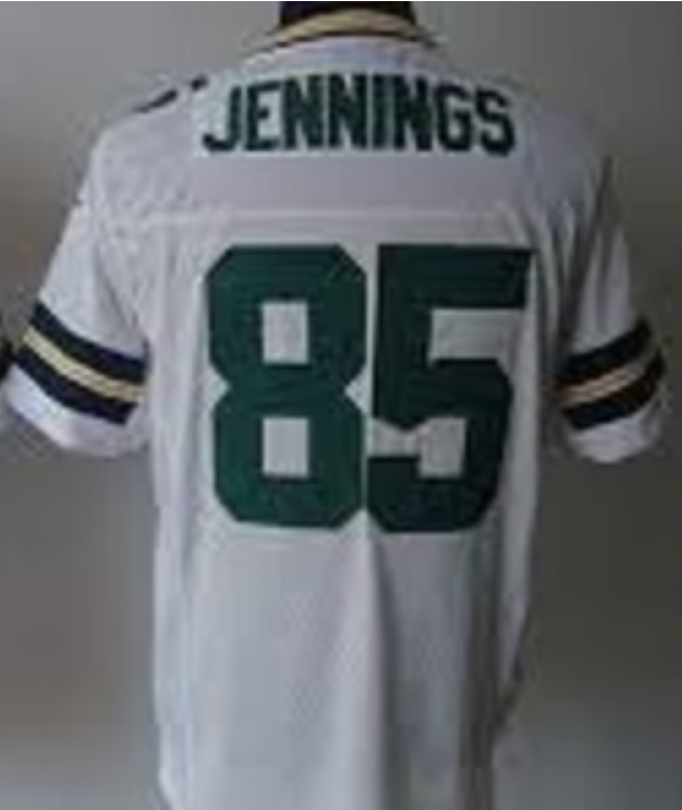Greg Jennings Jersey Green Bay Packers Custom Throwback Football White