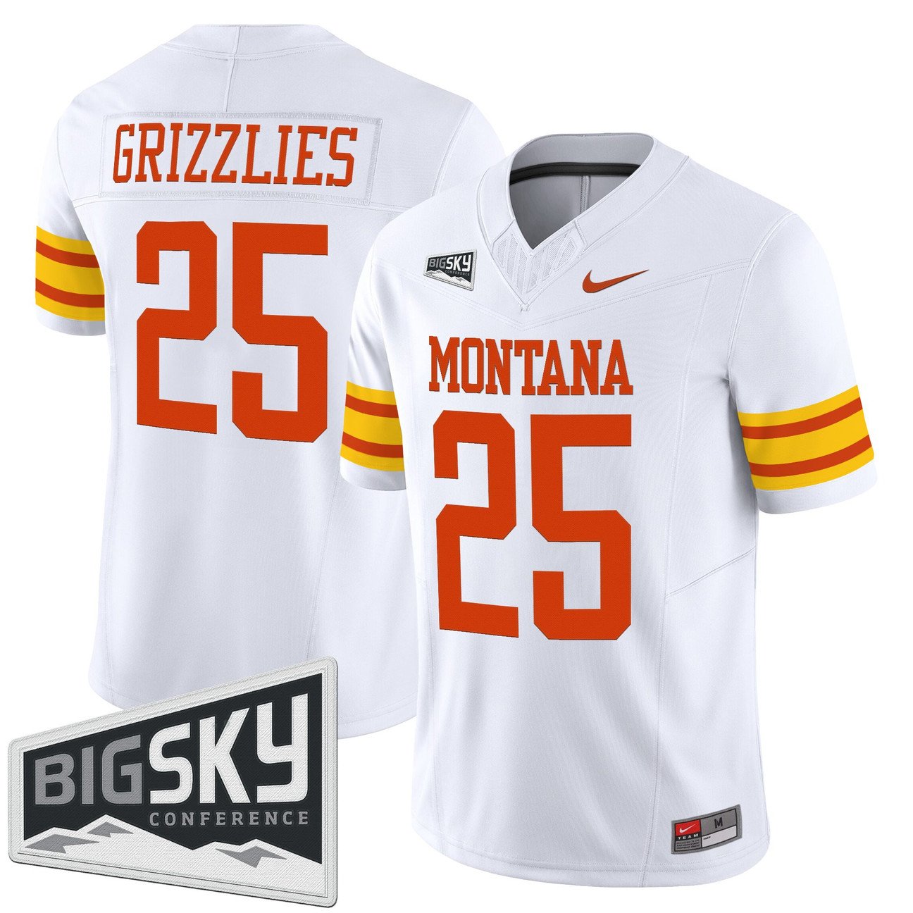 Grizzlies Jersey #25 Montana Grizzlies 1995 Throwback Vapor Limited Stitched