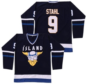 Gunnar Stahl #9 Team Iceland Mighty Ducks Hockey Jersey
