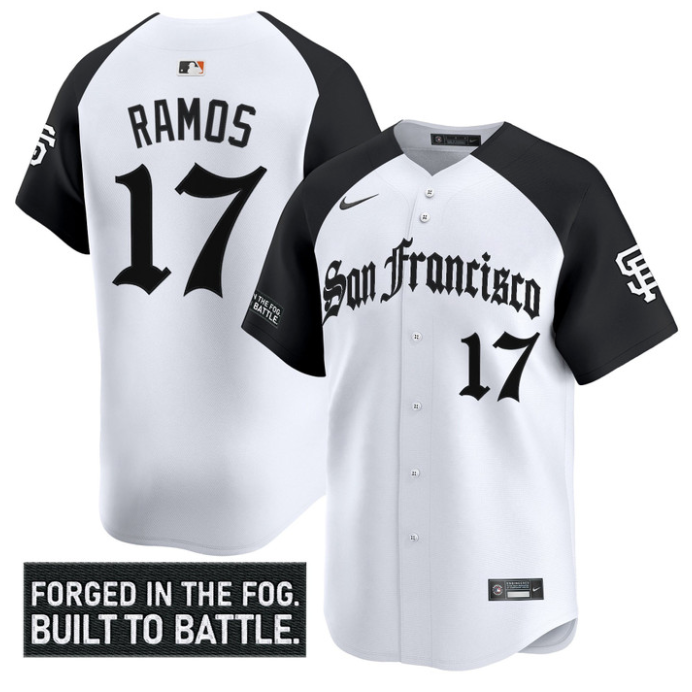 Heliot Ramos Jersey #17 San Francisco Giants Gothic Fog Edition Vapor Stitched Alternate