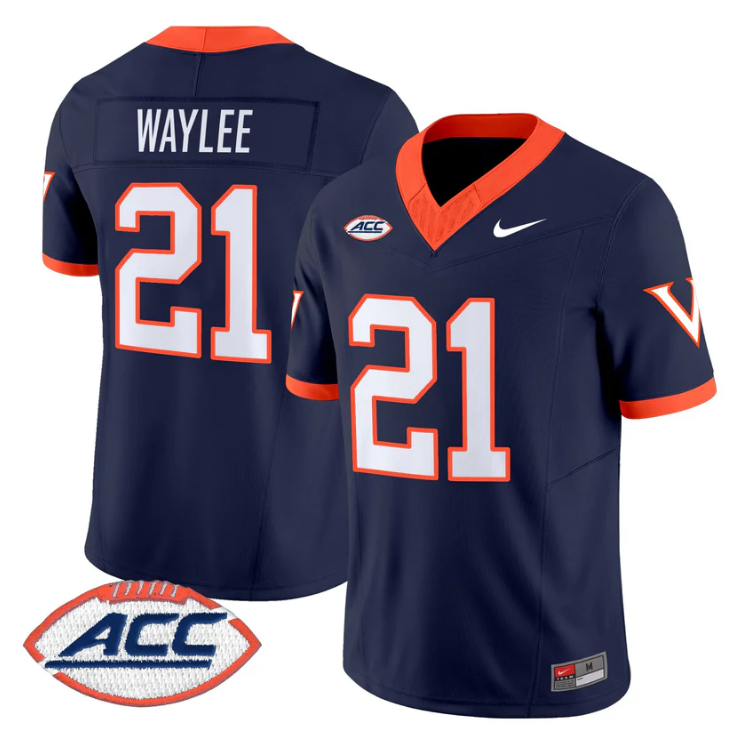 Harrison Waylee Jersey #21 Virginia Cavaliers 1995 Throwbacks Stitched