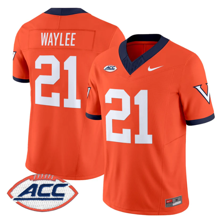 Harrison Waylee Jersey #21 Virginia Cavaliers 1995 Throwbacks Stitched