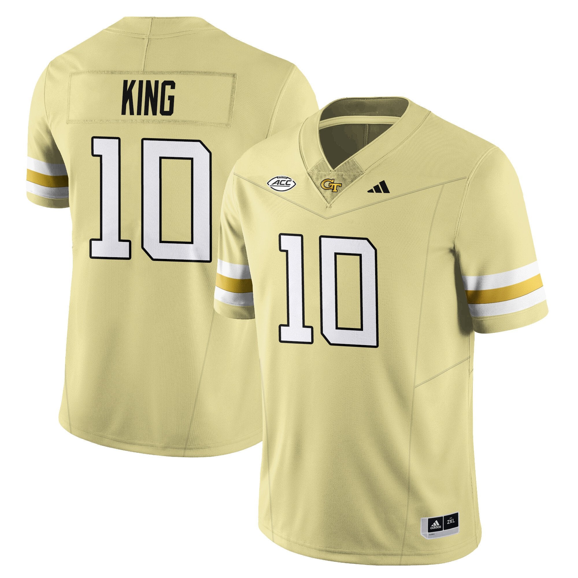 Haynes King Jersey #10 Georgia Tech Football 2025 Limited Stitched Gold