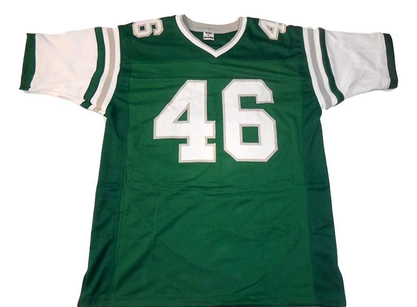 Herm Edwards Jersey #46 Custom Unsigned Football Stitched Green