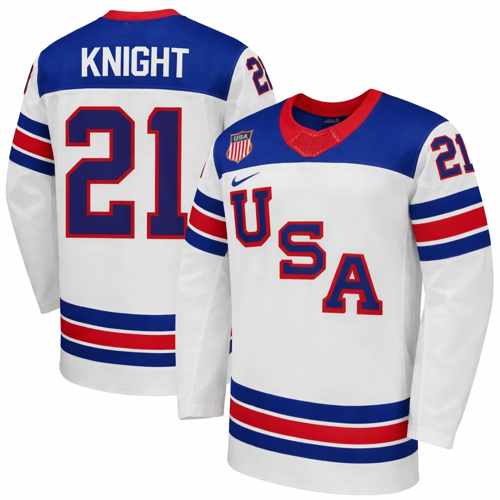 Hilary Knight Jersey #21 Team USA Winter Olympics 2026 Premium Hockey White All STITCHED