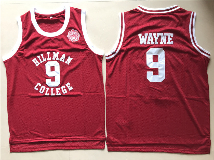 Hillman College #9 Dwyane Wayne Basketball Jersey White