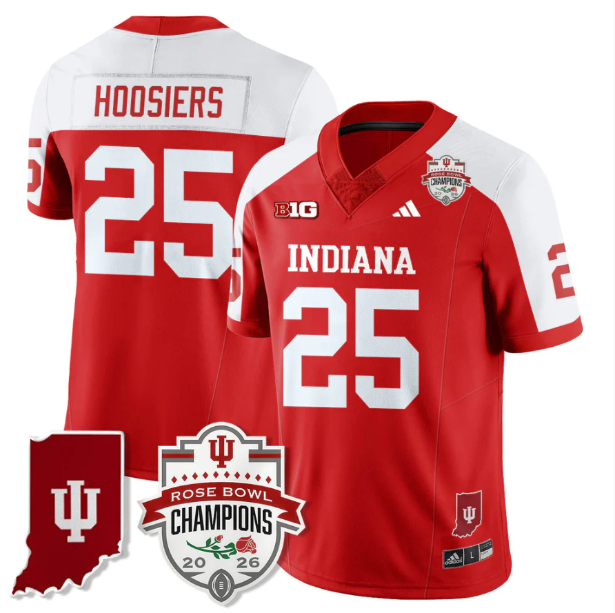 Hoosiers Jersey #25 Indiana Hoosiers Rose Bowl Champions Stitched
