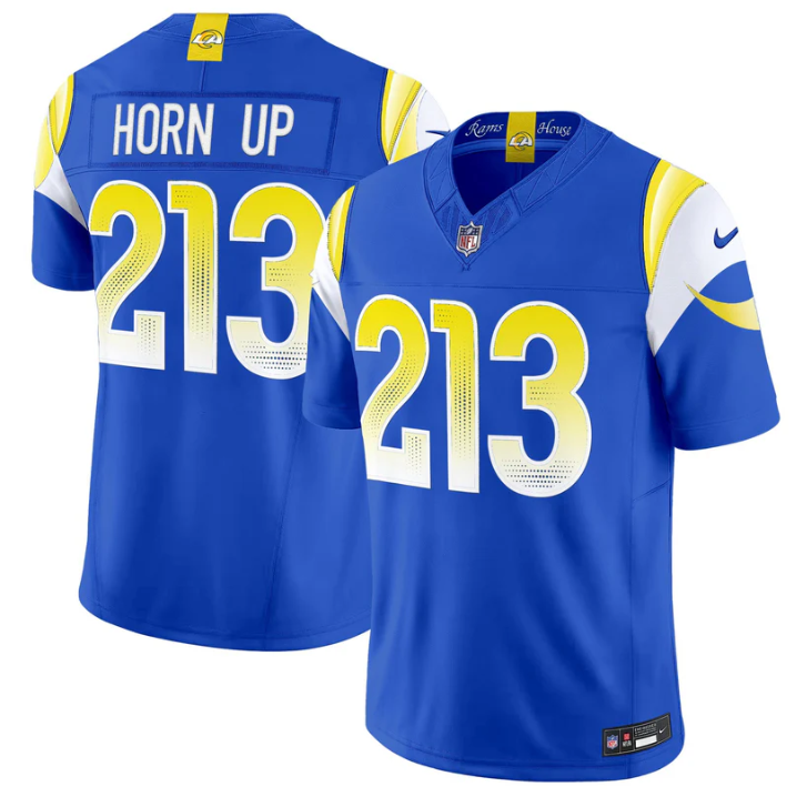 Horn Up Jersey #123 Rivalries 2025 Vapor Limited Stitched