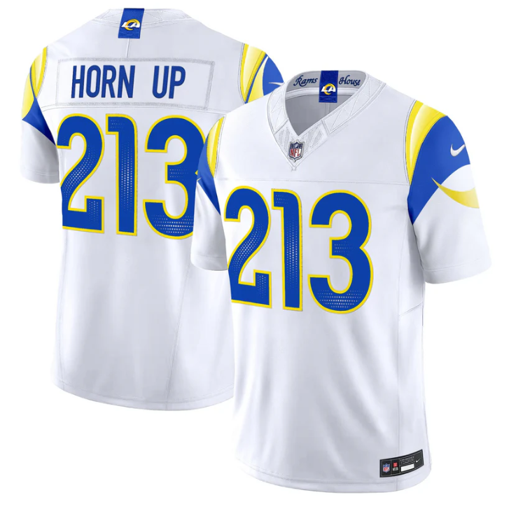 Horn Up Jersey #123 Rivalries 2025 Vapor Limited Stitched