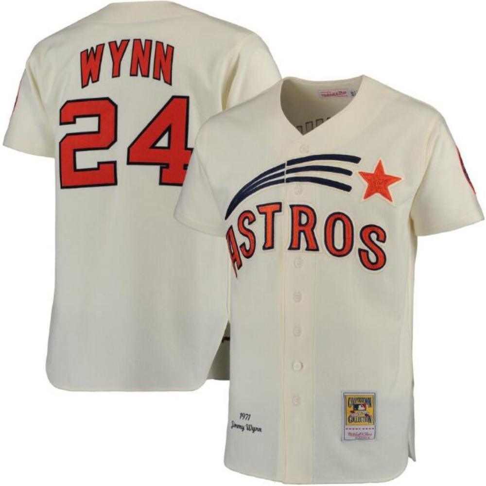 Houston Astros Jimmy Wynn Cream 1971 Throwback Jersey