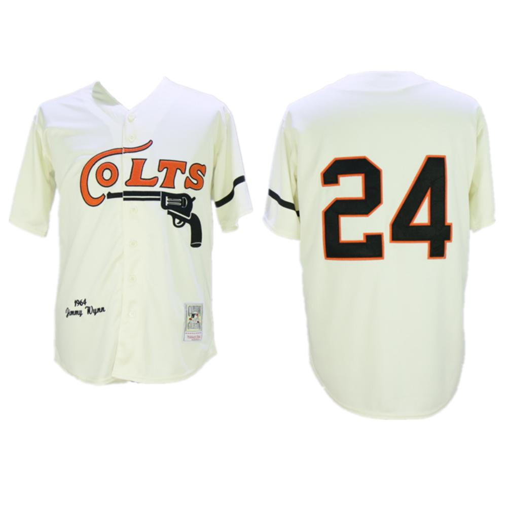 Houston Colts Jimmy Wynn Cream 1964 Throwback Jersey